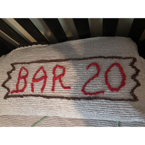 Vintage Hopalong Cassidy Chenille Bedspread “Hoppy” and Horse “Topper” - Picture 3 of 14